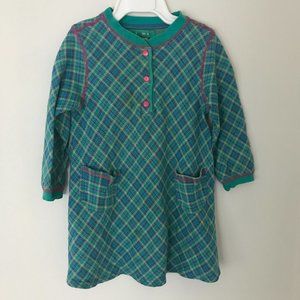 Gymboree Long Sleeve Checkered Dress Girl's M
